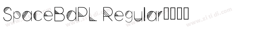 SpaceBdPL Regular字体转换